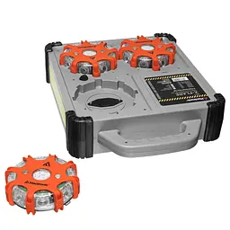 Комплект ліхтарів професійних Mactronic X-Flare (30 Lm) Red/Blue/Amber Recharg 12v/220V Magnetic (PSD0112) - мініатюра 7