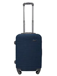 Валіза маленька S ABS-пластик Milano bag 004 56,5×39×24см 40л Темно-синій