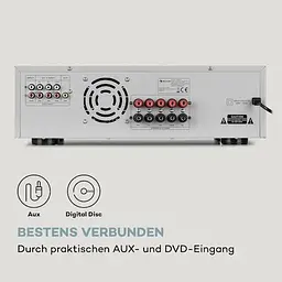 Стерео підсилювач Auna AMP 5100 BT (10036140) - мініатюра 7