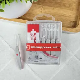 Міжзубна щітка Edel White EasyFlex Profi Line (XS) 0.40 мм, 6 шт