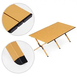 Складаний кемпінговий столик MultiGarden Kemp 120x60 см. з сумкою-чохлом - мініатюра 9