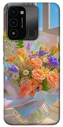 Чохол Demsky Яскравий букет для Tecno Spark 8C