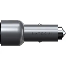 Автомобільний зарядний пристрій Satechi Car Charger Space Dual USB-C PD 40W Gray (ST-U2C40CCM) - мініатюра 4