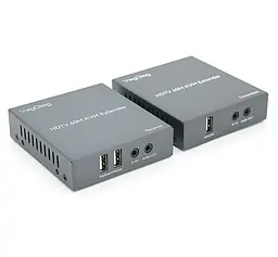 Подовжувач HDMI сигналу через UTP-кабель VEGGIEG VHD010 Extender KVM 60m - мініатюра 3
