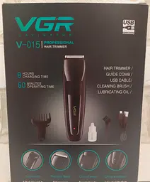 Професійна машинка для стрижки VGR V-015 на акумуляторі з USB зарядкою - мініатюра 2