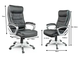 Офісне крісло Sofotel EG-226 Black - мініатюра 4
