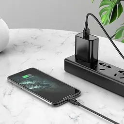 Кабель магнітний для зарядки телефону USB Чорний - мініатюра 6