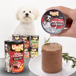 Консерви для собак UNIQ PETS DOG WET FOOD ROYAL BEEF з яловичиною, 375 г - мініатюра 2