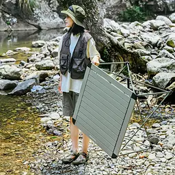 Складаний стіл Naturehike CNK2450JJ013, M, алюміній, сірий - мініатюра 7