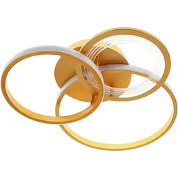 Люстра стельова Brille в спальню LED 48W WW+NW+CW G (WBL-53C/3)