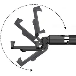 Монопод-штатив Apexel Selfie Stick L01 для телефона фотоапарата екшн-камери black  - мініатюра 3