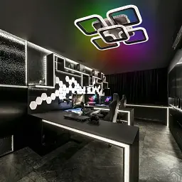 Смарт люстра керована світлодіодна ROOM ICE RGB 6S 70 Вт SMART 380x380x75 мм ESLLSE - мініатюра 8