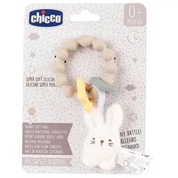 Іграшка-прорізувач для зубів Chicco DouDou Крольченя (12540.00) - мініатюра 3