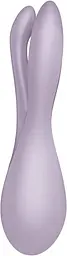 Кліторальний вібратор Satisfyer Threesome 2 Violet, 3 гнучкі пальчики, 3 мотори - мініатюра 3