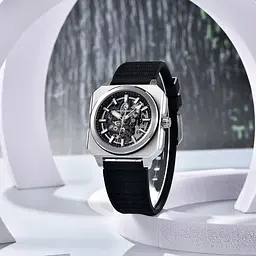 Наручний годинник чоловічий PD-1791 Black-Silver Pagani Design acs0031219 - мініатюра 7