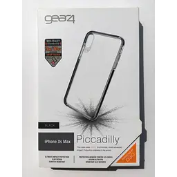 Чохол Gear4 Piccadilly D3O для iPhone X / iPhone XS Black + Прозорий - мініатюра 2