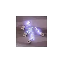 Гірлянда Voltronic White 20LED, 1 режим, 3 м., прозора, 3*АА, (Garl-20LED-3m-W)