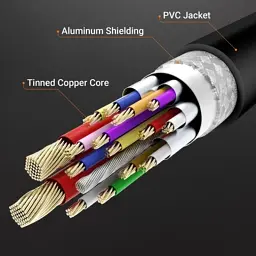 Кабель мультимедійний USB-C to HDMI M 1.8m 8K 60Hz LED RGB J5create (JCC157-N) - мініатюра 11