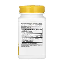 Вітамін C з біофлавоноїдами Vitamin C Bioflavonoids - 100 caps - мініатюра 2