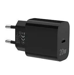 Зарядний пристрій мережевий MAKE 20W Type-C PD3.0 Black - мініатюра 6