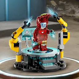 Конструктор LEGO Marvel Super Heroes Лабораторія Залізної Людини зал обладунків 384 деталі (76315) - мініатюра 4