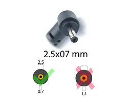 Блок живлення для Asus 2G, 4G, 701 Series, 8G, 900AX, 904HG, R011, R015, R051 (19V 2.1A 40W (2.5x0.7)) (ADP40PH BB) - мініатюра 2