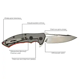 Ніж Skif Shark II SW Orange - мініатюра 8