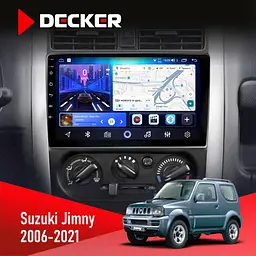 Штатна магнітола Suzuki Jimny 2006-2021 Decker D9-006 4x64, 4G Decker (НФ-00004026)