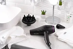 Фен Violet PRO HD-Y222PRO, 1850-2200Вт, 2 швидкості, 3 темп.режима, дифузор, чорний ARDESTO teh0017658 - мініатюра 3