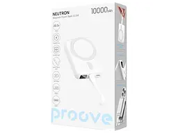 Зовнішній акумулятор (Power Bank) Proove Neutron 10000 mAh 22.5W Silver/White (PBNE22022206) - мініатюра 4
