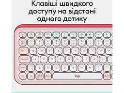 Клавіатура Logitech POP Icon Keys Rose (920-013073) - мініатюра 7