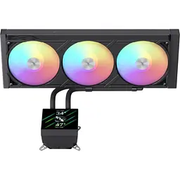Система водяного охолодження GameMax Glacier 360 LCD Black [166118] - мініатюра 4