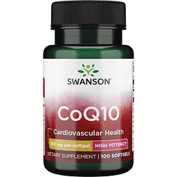 Натуральна добавка CoQ10 100 mg High Potency, 100 капсул Swanson vit0004353