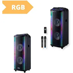 Активна акустична система XPRO-TD1070 з пультом та мікрофоном чорна (MER-15692_8944) - мініатюра 2