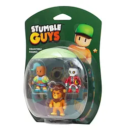 Набір колекційних фігурок Stumble Guys Велоцит, Леонідас, Капітан Нохарт 3 шт. х 6 см (SG2020-2) - мініатюра 3
