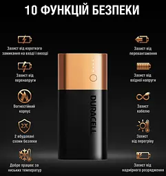 Портативний зарядний пристрій Duracell Powerbank 2.4A 5V 6700 mAh (5003094) - мініатюра 9