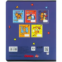 Зошит Kite Garfield, 12 аркушів, лінія (GF26-234) - мініатюра 12