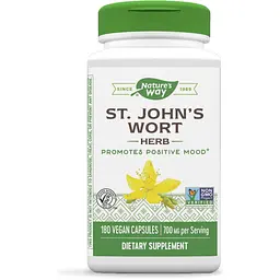 Добавка натуральна St. John's Wort Herb, 180 капсул Nature's Way vit0004235