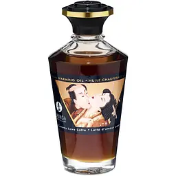 Масажна олія Shunga Aphrodisiac Warming Oil кава, 100 мл - мініатюра 3