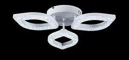 Люстра стельова LED Splendid Ray L2721/3, 60W, білий, з пультом, сучасний стиль, 48 см - мініатюра 2