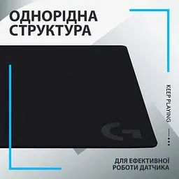 Ігрова поверхня Logitech G640 Black (943-000799) [154500] - мініатюра 7