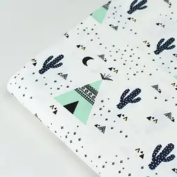 Пелюшки фланелеві Cosas Wigwam Cactus 100х120 см (FlannelDiapers_WigwamCactus_100x120) - мініатюра 4