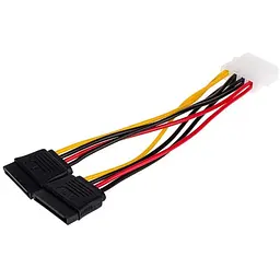 Кабель живлення Atcom Molex-2Sata 0.2 м (16148)