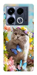 Чохол Demsky Spring cat для Infinix Note 40 4G