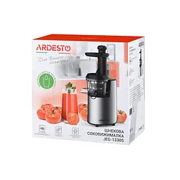 Соковижималка шнекова Ardesto JEG-1330S, чорна (JEG-1330S) - мініатюра 14