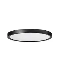 Світильник стельовий з датчиком руху Azzardo AZ5358 Panka LED 1x24W 2800K/4000K/6000K 2880Lm IP40 чорний