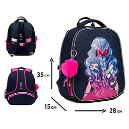 Рюкзак каркасний Yes Beautiful Hair H-100 - мініатюра 2