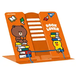 Підставка для книжок металева "Yes" /470509/ "Line friends" 17*21*19см (1/24)