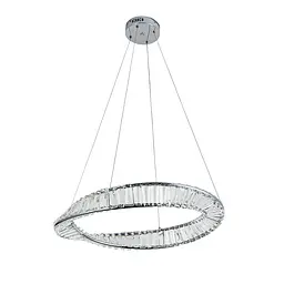 Люстра стельова LED Levistella 799L8812 (600) CH, 60W, сучасний стиль, хромований метал