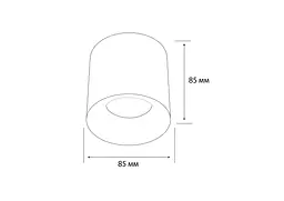 Точковий світильник MJ-Light JACK BK 12010 - мініатюра 2